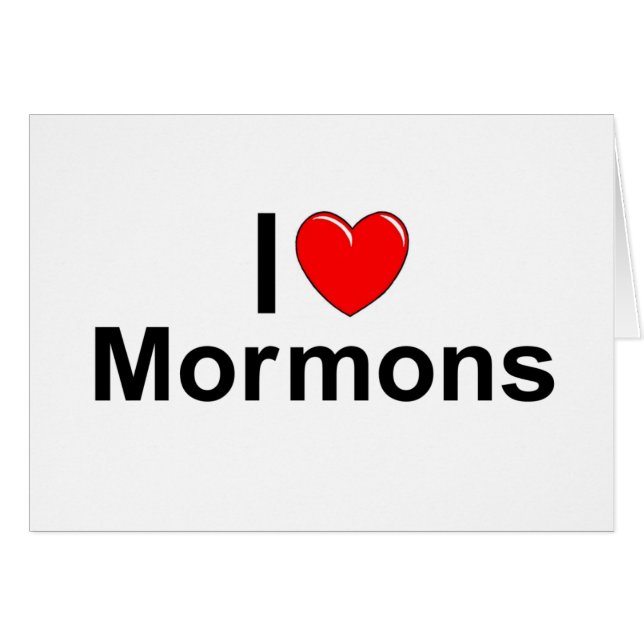 I Love (Heart) Mormons (Voorkant Horizontaal)