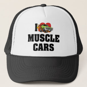 I Love Heart Musculars - Musculair Lover Trucker Pet