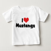 I Love Heart Mustangs - Horse Lover (Voorkant)