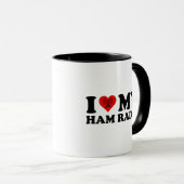 I Love (Heart) My Ham Radio Mok (Voorkant rechts)