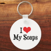 I Love Heart My Soaps - Soap Opera Liefhebber Sleutelhanger (Voorkant)