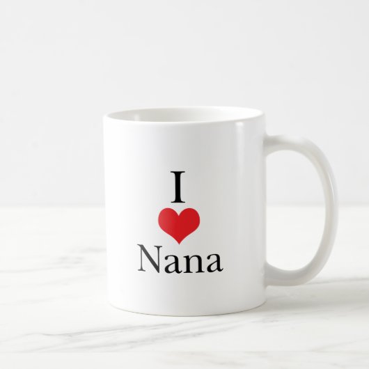 I Love (Heart) Nana Koffiemok (Rechts)