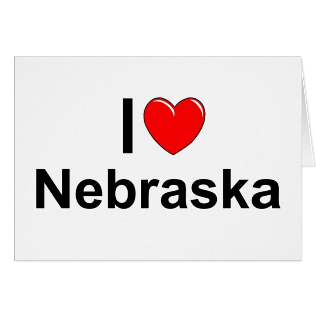 I Love (Heart) Nebraska (Voorkant Horizontaal)