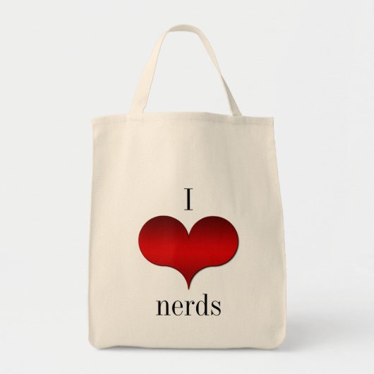 I Love (Heart) Neds Canvas tas (Voorkant)