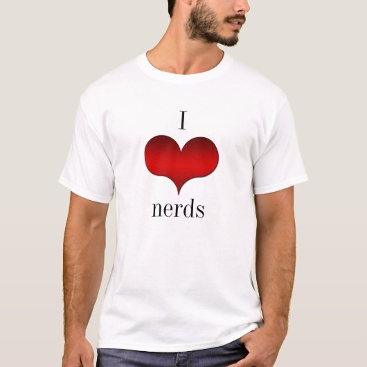 I Love (Heart) Neds Light Mannen T-shirt (Voorkant)
