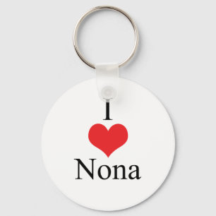 I Love (Heart) Nona Sleutelhanger