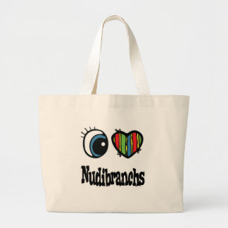 I Love (Heart) Nudibranchs Grote Tote Bag
