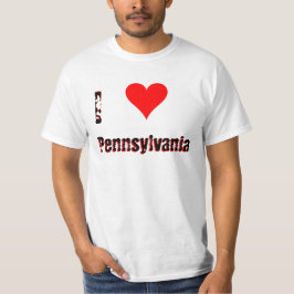 I Love (Heart) Pennsylvania T-shirt