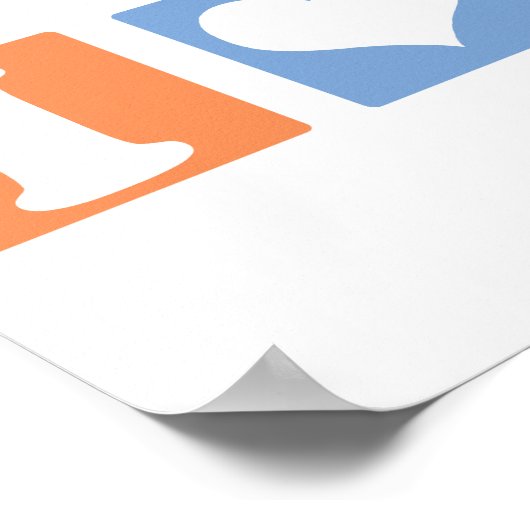 I Love (Heart) Pi Poster (Hoek)