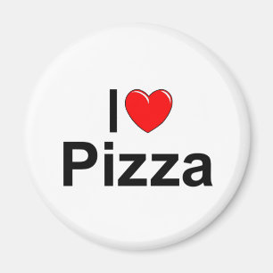I Love (Heart) Pizza Magneet