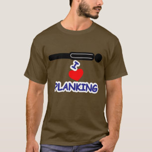 I Love (Heart) Planking T-shirt