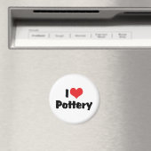 I Love Heart Pottery - Clay Lover Magneet (Insitu (Vaatwasser))