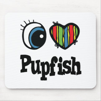 I Love (Heart) Pupfish Muismat