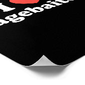 I Love Heart Ragebaiters  Poster (Hoek)