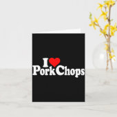 I Love Heart Rk Chops  Kaart (Gele Bloem)