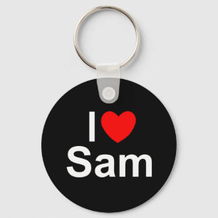 I Love (Heart) Sam Sleutelhanger