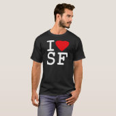 I Love Heart San Francisco T-shirt (Voorkant volledig)