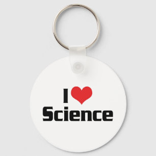 I Love Heart Science Sleutelhanger