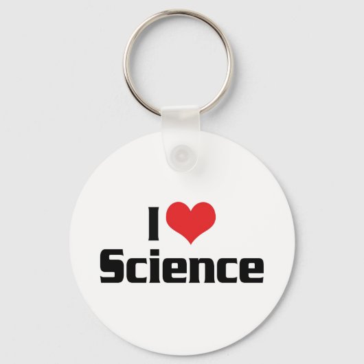 I Love Heart Science Sleutelhanger (Voorkant)
