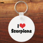 I Love Heart Scorpions Sleutelhanger (Voorkant)