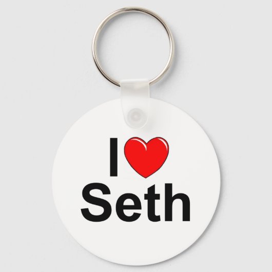I Love (Heart) Seth Sleutelhanger (Voorkant)