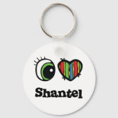 I Love (Heart) Shantel Sleutelhanger (Voorkant)