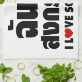 I Love (Heart) Songkran Theedoek (Gevouwen)