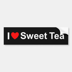 I Love (Heart) Sweet Tea Bumpersticker