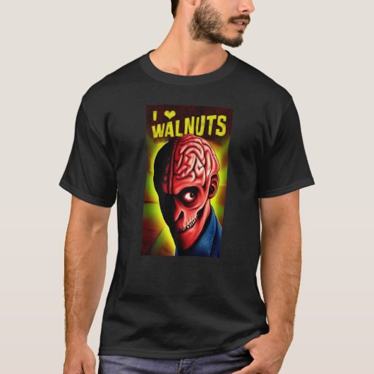 I love heart walnuts t-shirt (Voorkant)