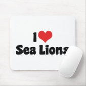 I Love Heart Zee Lions Muismat (Met muis)