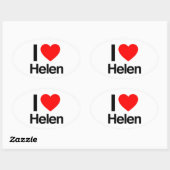 i love helen ovale sticker (Vel)