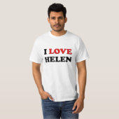 I Love Helen T-shirt (Voorkant volledig)