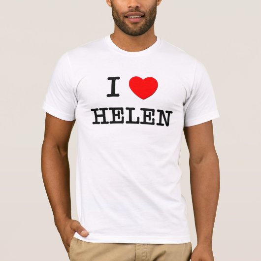 I Love Helen T-shirt (Voorkant)