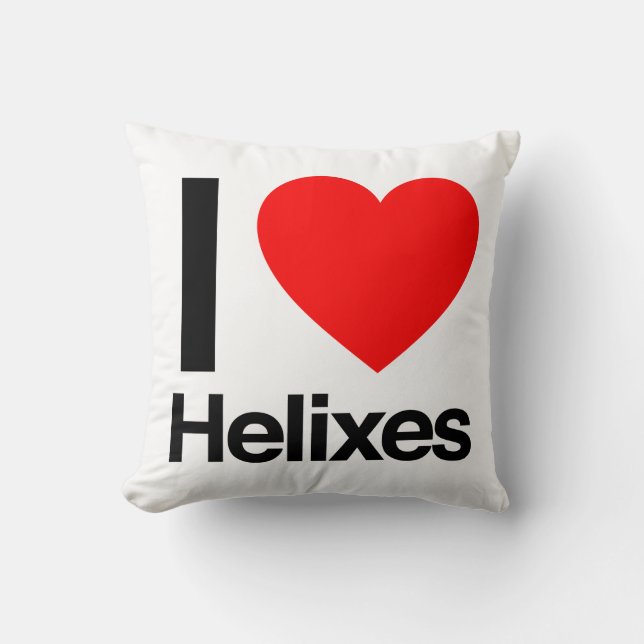 i love helixes kussen (Voorkant)