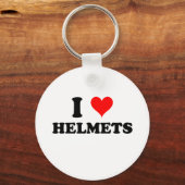 I Love Helmets Sleutelhanger (Voorkant)