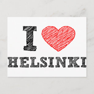 I Love Helsinki Briefkaart