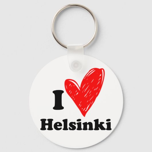 I Love Helsinki Sleutelhanger (Voorkant)