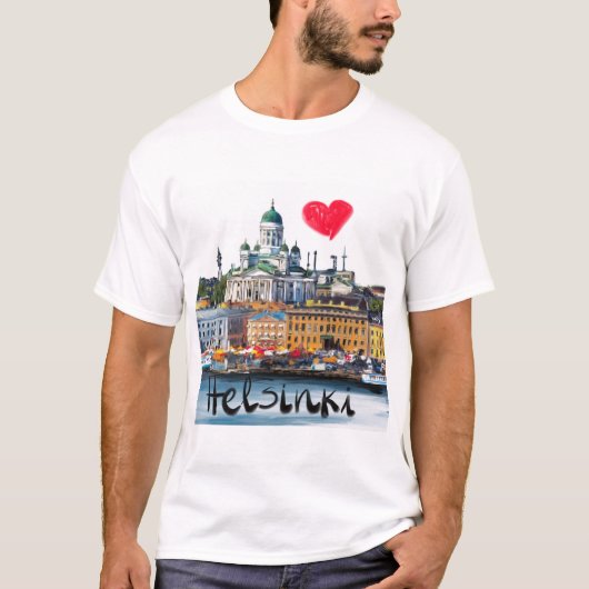 i love Helsinki T-shirt (Voorkant)