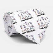 I Love Hematology (Blood Cell Lineage) Stropdas (Opgerold)