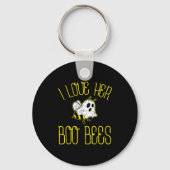 I Love Her Boo Bees Couples Halloween Adult Costum Sleutelhanger (Voorkant)
