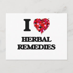 I Love Herbal Remedies Briefkaart