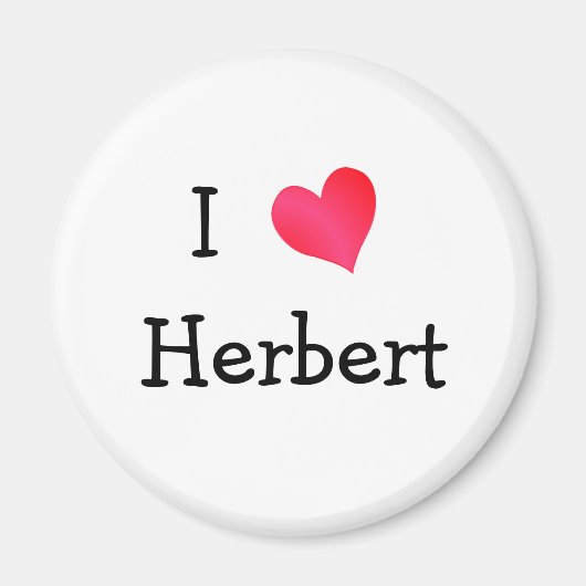 I Love Herbert Magneet (Voorkant)