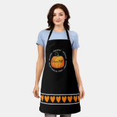 I Love Herfst All-Over Print Apron Schort (Gedragen)