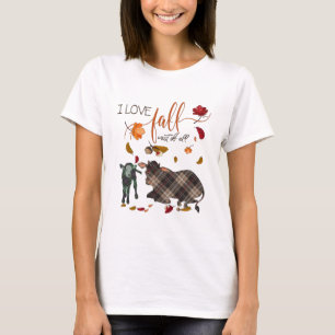 I Love Herfst for Koe Heifer Lovers T-shirt