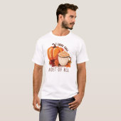 I Love Herfst - Pompoen en Pompoen Spice Latte T-shirt (Voorkant volledig)