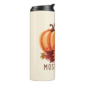 I Love Herfst - Pompoen en Pompoen Spice Latte Thermosbeker (Gedraaid links)
