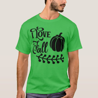I Love Herfst Simple Lettering T-shirt