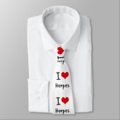 I Love Herpes Stropdas (Gebonden)