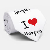 I Love Herpes Stropdas (Opgerold)