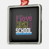 I Love High School Metalen Ornament (Links)